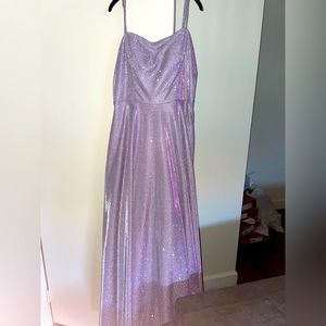 Lavender sparkly dress